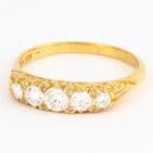 Vintage 18Ct Gold Diamond Engagement Ring 0.63 Carat