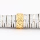 Vintage 18Ct Gold Floral Embossed Patterned Wedding Ring / Band