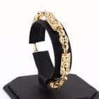 Vintage 9Ct Gold 19.7g Fancy Link Bracelet 7 1/4''