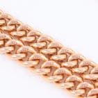Vintage 9Ct Gold 40.4g Graduated Double Albert Watch Chain 17 3/4''