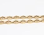 Vintage 9Ct Gold 42.5g Fancy Link Chain / Necklace 31 1/2''