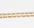 Vintage 9Ct Gold 42.5g Fancy Link Chain / Necklace 31 1/2''