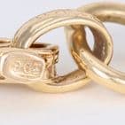 Vintage 9Ct Gold 42.5g Fancy Link Chain / Necklace 31 1/2''