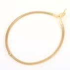 Vintage 9Ct Gold Snake / Serpent Necklace With Ruby Eyes 16''