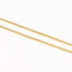 Vintage 9Ct Yellow Gold 13.4 grams Box Link Chain Necklace 24''