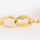 Vintage 9Ct Yellow Gold 13.4 grams Box Link Chain Necklace 24''