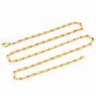 Vintage 9Ct Yellow Gold 17.7g Barleycorn Link Chain Necklace 20''