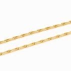 Vintage 9Ct Yellow Gold 17.7g Barleycorn Link Chain Necklace 20''