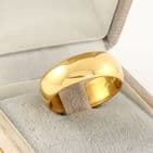 Vintage Heavy Solid 22Ct Gold 11.4g Wedding Ring / Band