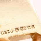 Vintage Heavy Solid 9Ct Gold 101.8g Flat Curb Link Identity ID Bracelet 8 3/4''