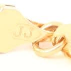 Vintage Italian 9Ct Yellow Gold 23.6g Anchor / Mariner Link Chain Necklace 20''