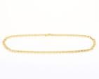 Vintage Italian 9Ct Yellow Gold 23.6g Anchor / Mariner Link Chain Necklace 20''