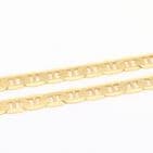 Vintage Italian 9Ct Yellow Gold 23.6g Anchor / Mariner Link Chain Necklace 20''