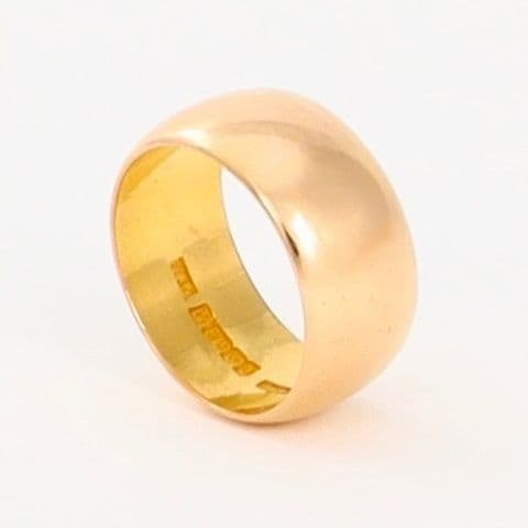 Vintage Solid 22Ct Gold 13g Wedding Ring / Band
