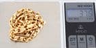 Vintage Solid 9Ct Gold 37.6g Flat Curb Link Chain Necklace 19 3/4'' by Unoaerre