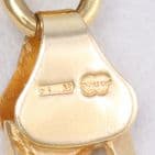 Vintage Solid 9Ct Gold 37.6g Flat Curb Link Chain Necklace 19 3/4'' by Unoaerre