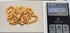 Vintage Solid 9Ct Gold 44g Curb Link Chain Necklace 34 1/2''