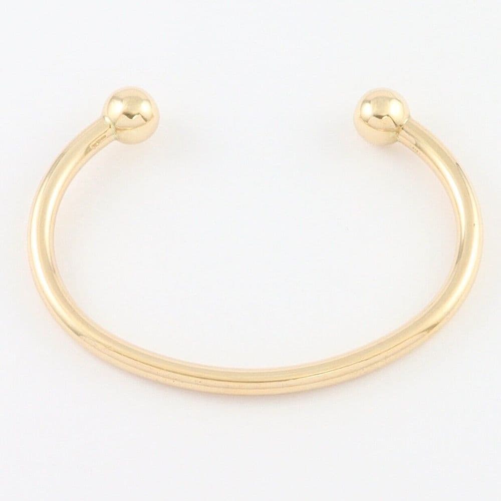 Vintage Solid 9Ct Gold Torc / Torque Bangle / Bracelet 30 8g