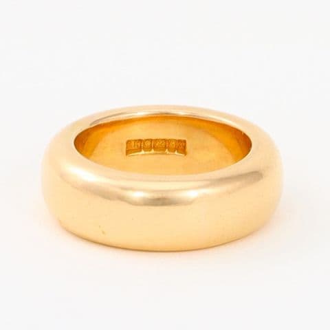 Vintage Very Heavy Solid 22Ct Gold 27.3g Wedding Ring / Band