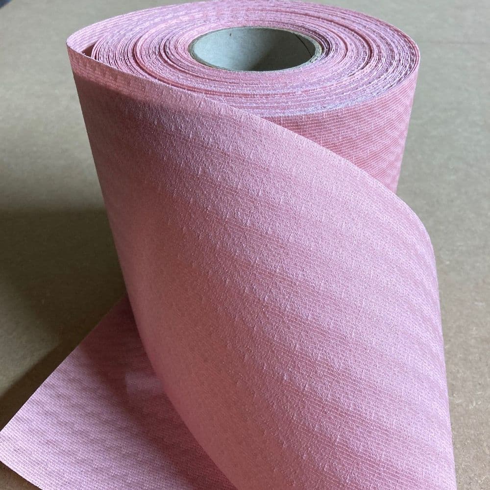 Zigzag Pink 5" Vertical Blind fabric Approx 17m Roll 127mm Wide