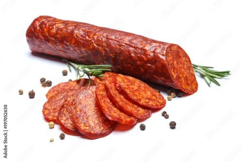 Sliced Spicy Salami for Pizza