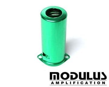 Aluminium pre amp valve shield - Green anodised