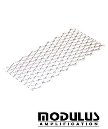 Amp vent mesh-grid - silver