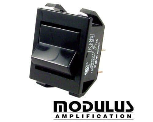 Black Rocker Switch - on-off DPST