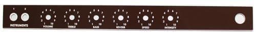 Brownface Princeton Reverb Front Faceplate - No Logo - Select Your Colour