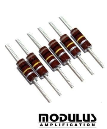 Carbon Composition resistors - 1/2 watt