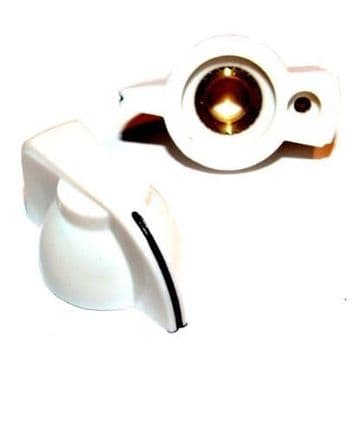 Chicken head knob -white