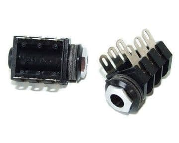 Cliff UK Jack Socket - Switching Stereo + Metal Nut