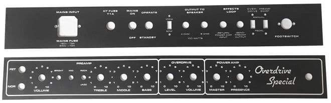 D Style ODS Faceplate Set - Overdrive Special - Select Your Colour