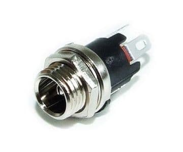 Dc socket 2.1mm - for effect pedals - Cliff UK