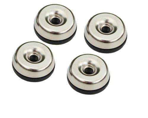 Fender Style Glider Cabinet feet - 4 Pack