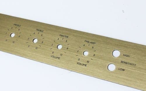 Front faceplate for MODULUS 800 Style 100w chassis