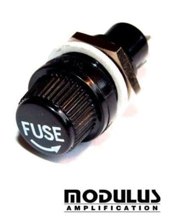 Fuse holder - chassis mount - 5mm x 20mm fuse