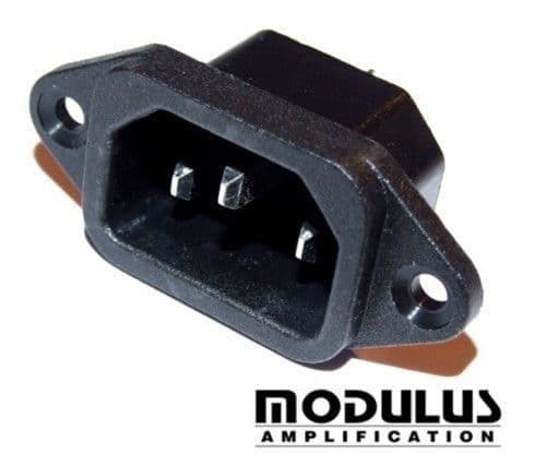 IEC mains socket- kettle plug socket- chassis mount