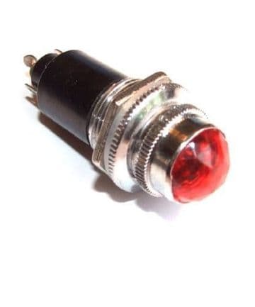 Jewel light Assembly - panel mount-red