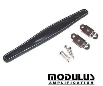 Leather amp handle - Fender vintage style black - High Quality