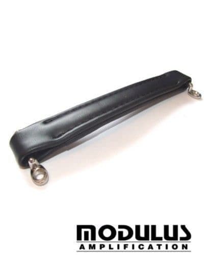 Leather style amp handle - black