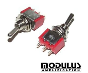 Miniature toggle switch SPDT on-off-on