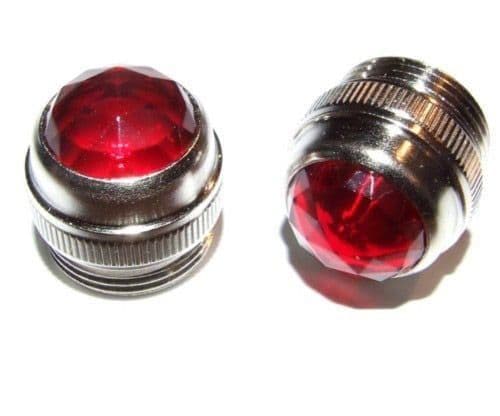 Pilot light jewel lens - red - fits most Fender amps