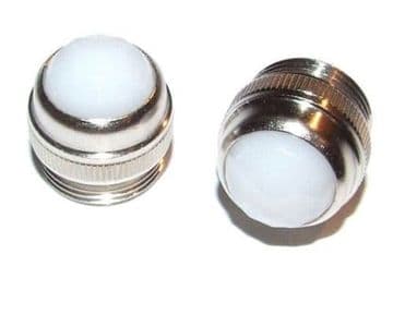 Pilot light jewel lens - white- fits most Fender amps
