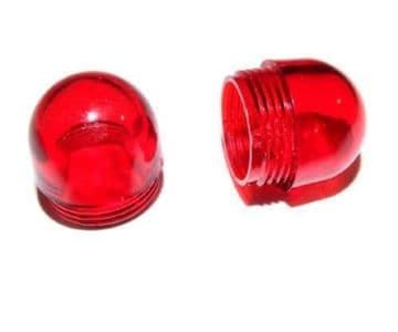 Pilot light transparent red lens
