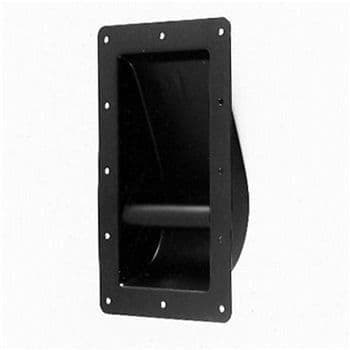 Recessed Black Cabinet Handle - Steel