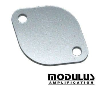 Socket blanking plate - 9 pin silver