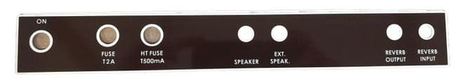 Superior Reverb Rear Faceplate - Select Your Colour