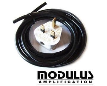 UK Plug and 2m - 3 Core Cable