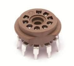 Valve socket - Belton 9 pin - VT9-PT Circuit Board Mount